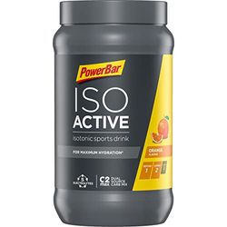 PowerBar Isoactive Orange 600 g - Bebida Deportiva Isotónica - 5 Electrolitos + C2MAX