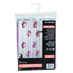 Gedy - RIDEAU DOUCHE HEARTS 180X200 JAUNE ROSE RGE - Gedy - G-CO21820230