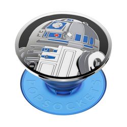 PopSockets: PopGrip - Soporte y Agarre para Teléfonos Móviles y Tablets con un PopTop Intercambiable - Enamel R2D2