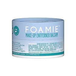 Foamie Makeup Remover Balm rengör huden försiktigt och noggrant, rengöringsolja för ansikte, ögon & läppar, sminkmedel utan fettiga rester, 50g