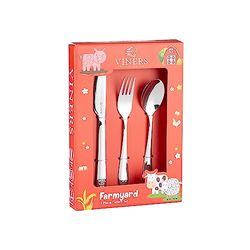 Viners Farmyard 3 Pce Kids Cutlery Set