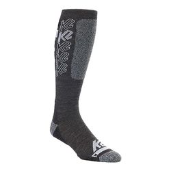 K2 Snow Chain Logo Sock, Calzini da Sci Unisex-Adulto, Black, L