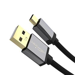 KabelDirekt – 0,5m Cable Micro-USB (USB 2.0, Conector USB-A al Conector Micro-B, Sincronización y Carga, Nylon)