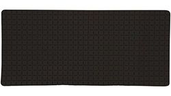 MSV Quadro Alfombrilla de Baño Antideslizante, Caucho, Negro, Talla única