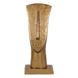 Figura dekoracyjna 12 x 11 x 30 cm Złoty