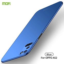 LICHONGGUI For OPPO A92s Esmerilado PC Caso Duro Ultrafino (Color : Blue)