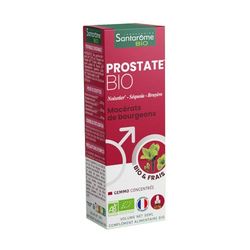 Santarome Bio - Prostate Bio - Macérat de bourgeons - Complément Alimentaire Tonus Sexuel & Confort Urinaire - Gémmothérapie - Flacon Pipette 30 ml - France