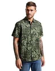 Street One MEN Herenhemd met korte mouwen, oregano green, 3XL