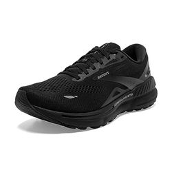 Brooks Adrenaline GTS 23 Hardloopschoenen voor heren, zwart/ebbenhout, 48.5 EU X-Ancho