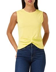 MUSTANG Damstil Anita C Knut t-shirt, citron Verbena 9086, M, Lemon Verbena 9086, M