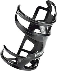 Elite Prism Carbon drinkflessenhouder voor volwassenen, zwart glanzend, wit, één maat