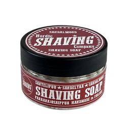 Nordic Shaving Jabón de Afeitar Sándalo Soaps 80g, Único, Estándar
