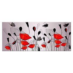 Homemania HM20KNV70x100-133 Cuadro - Flores - La Naturaleza, Poliéster, Madera, Multicolor, 70 x 3 x 100 cm