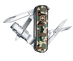 Victorinox Nailclip 580, Swiss Made, 8 Fonctions, Lime à Ongles, Coupe-Ongles, Lame, Ciseaux, Camouflage