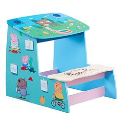 Peppa Pig Wooden play desk, chalk board and storage compartment Made from FSC certified wood