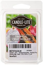 CANDLE-LITE Doftvaxmelts för din doftlampa – Tropical Fruit Medley (56 g) – Fruktig exotisk doft för ditt hem – 6 doftvaxkuber med 10 timmars dofttid för din favoritarom