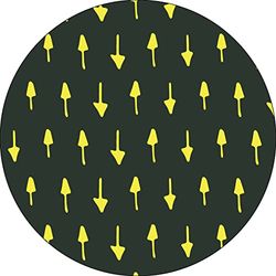 Bonateks, Round Digital Printed Mouse Pad, Non-Slip Base, for Office and Home, Diameter:22cm