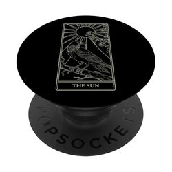 I Tarocchi del Sole - Radiant Raven Celestial Design PopSockets PopGrip Adesivo