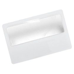 Lente d'ingrandimento tascabile tascabile per lettura (5 carte)
