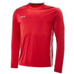 Mitre Charge Maillot de Football Mixte Adulte, Écarlate/Blanc, FR : L (Taille Fabricant : L)