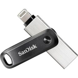 SanDisk 64GB iXpand Flash Drive Go, with Lightning and USB 3.0 connectors, for iPhone/iPad, PC and Mac