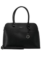 L.CREDI Women Franka Handbag, Black, Standard