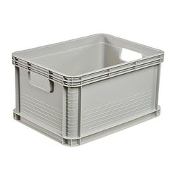 keeeper bruno eco line Box, plast, ljusgrå, 1 x 20 l