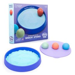Learning Resources Resources-2237 Playfoam Sand Calmantes 2237, A Partir de 5 Años, Juego Sensorial, Relajación y Mindfulness, con Bandeja y Esferas, Multicolor