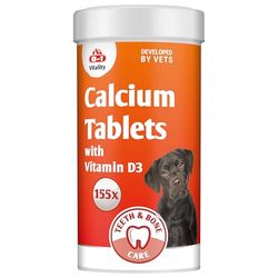 8in1 Calcium and Phosphorus Dog Nutritional Supplement - Teeth and Bone Care - 155 tablets - for strong bones and teeth, suitable for growing puppy