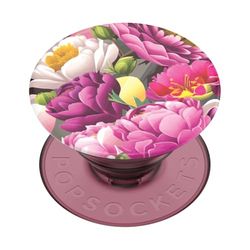 PopSockets Impugnatura per telefono a base vegetale con cavalletto espandibile, impugnatura adesiva, ecologica - Peony Bloom