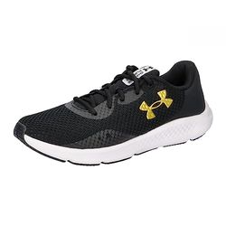 Under Armour Ua Charged Pursuit 3 Hardloopschoenen voor heren, zwart, zwart, metallic goud., 45.5 EU