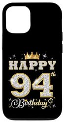 Happy 94th Birthday 94 Years Old Women Men Birthday Party Case for iPhone 12/12 Pro