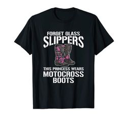 This Princess Wears Motocross Boots, Female Motocross Driver T-Shirt