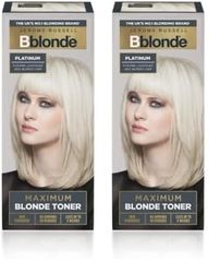 Jerome Russell Bblonde Maximum Colour Toner, Platinum Blonde (Pack of 2)