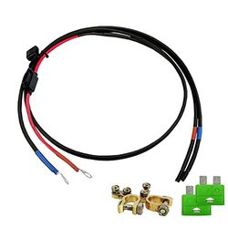 Offgridtec 8-01-001420 Kabel Baterii z Bezpiecznikiem 30 A do Akumulatorów Solarnych do Regulatorów Ładowania, 1,5 m