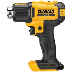 DEWALT DCE530N-XJ - Pistola de Aire caliente XR 18V, 290-530 °C, Ajuste de 2 temperaturas, Luz LED, Incluye 2 boquillas, Sin Batería ni Cargador