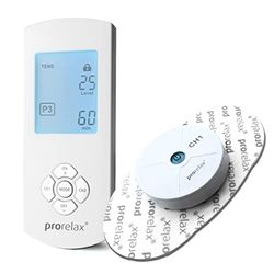prorelax TENS/EMS Duo Comfort Wireless | Aparato electroestimulación inalámbrico | 2 terapias con un aparato | Contra el dolor crónico y para la musculación | Pantalla extra grande e iluminada