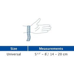 Actimove Sports Edition Verstelbare polsbandage voor het stabiliseren van de pols, voor sport, zwart, universele maat