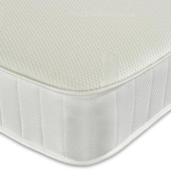 Starlight Beds Materasso Caldo per Dormire, con Imbottitura più Calda, Traspirante, per l'inverno Premium, Misto Poliestere Cotone Memory Foam, Bianco, Shorty 75 x 175