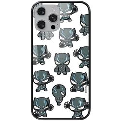 ERT GROUP mobiltelefonfodral för Samsung S21 PLUS originalt och officiellt licensierat Marvel mönster Black Panther 016 tillverkad av härdat glas, optimalt anpassat till mobilens form, skyddsfodral