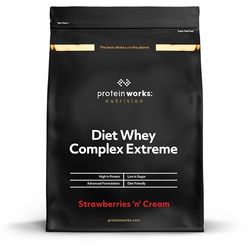 Protein Works - Diet Whey Complex Extreme Protein Powder| Low Fat & Low Calorie Diet Shake | Vitamin & Mineral Rich | No Added Sugar | Strawberries 'n' Cream | 2 Kg