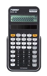 Fiamo Wetenschappelijke rekenmachine ECO30, 138 functies en 10-cijferig display, zwart/wit