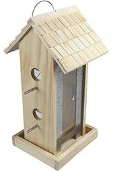 Windhager 07013 voederstation Country, silo, kippenstal, voederdispenser voor vogels, natuur