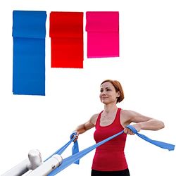 Mobiclinic, Set van 3 weerstandsbanden, Elastische fitness banden, Verschillende weerstanden