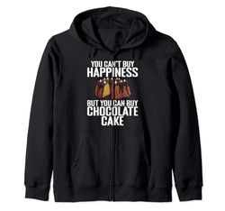 No puedes comprar la Felicidad, pero puedes comprar Pastel de Chocolate Sudadera con Capucha