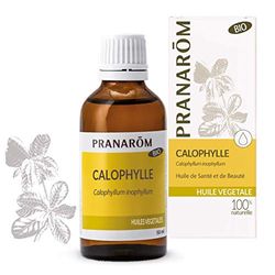 PRANAROM - Calófilo - óleo vegetal 100 % bio - Calophyllum Inophyllum - Obtido pela primeira pressão a frio do fruto do calófilo - 50 ml