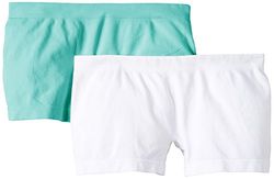 Luigi di Focenza Shorts (2 stuks) voor dames - groen - 40 (Talla del fabricante: S/M)