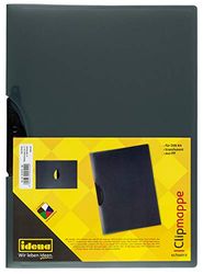Idena A4 Clip Folder transluzent/Schwarz