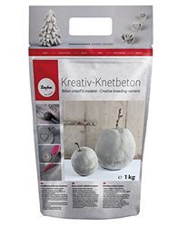 Rayher Calcestruzzo Creativo Modellabile, Busta 1 kg, Grey, 1 kg