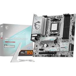 MSI B850M Gaming Plus WiFi Carte mère Micro ATX - pour processeurs AMD Ryzen 9000/8000 / 7000, AM5 - DDR5 Memory Boost (8200+ MT/s OC), PCIe 5.0 x16 et 4.0 x4, M.2 Gen, Wi-FI 7, 5G LAN